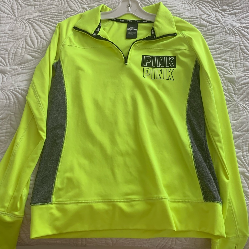 Neon green pullover